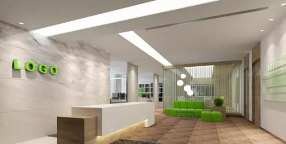 南寧現代辦公室裝修設計前臺 南寧現代辦公室裝修設計前臺