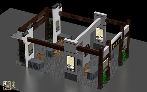 南寧展廳設計裝修-平面圖 南寧展廳設計裝修-平面圖