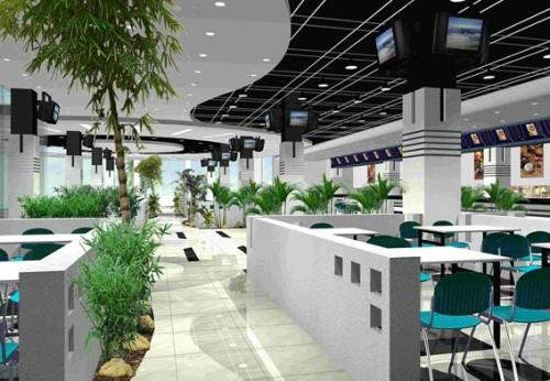 南寧專業食堂裝修實景圖 南寧專業食堂裝修實景圖