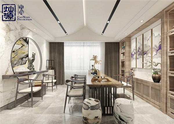 辦公室裝修中式風(fēng)格效果圖 辦公室裝修中式風(fēng)格效果圖