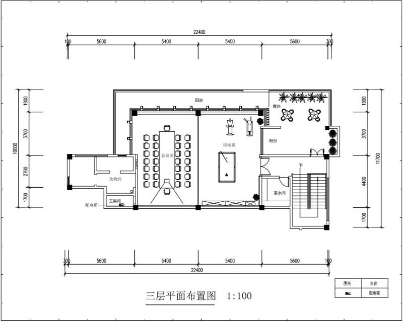 辦公樓設計裝修三層平面圖 辦公樓設計裝修三層平面圖
